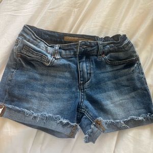 Denim jean shorts